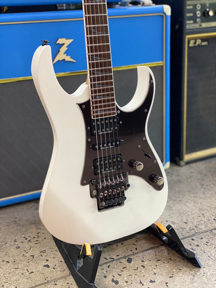 Ibanez MIJ 2010 Ibanez RG2550Z Prestige Galaxy White W/case Pre Loved