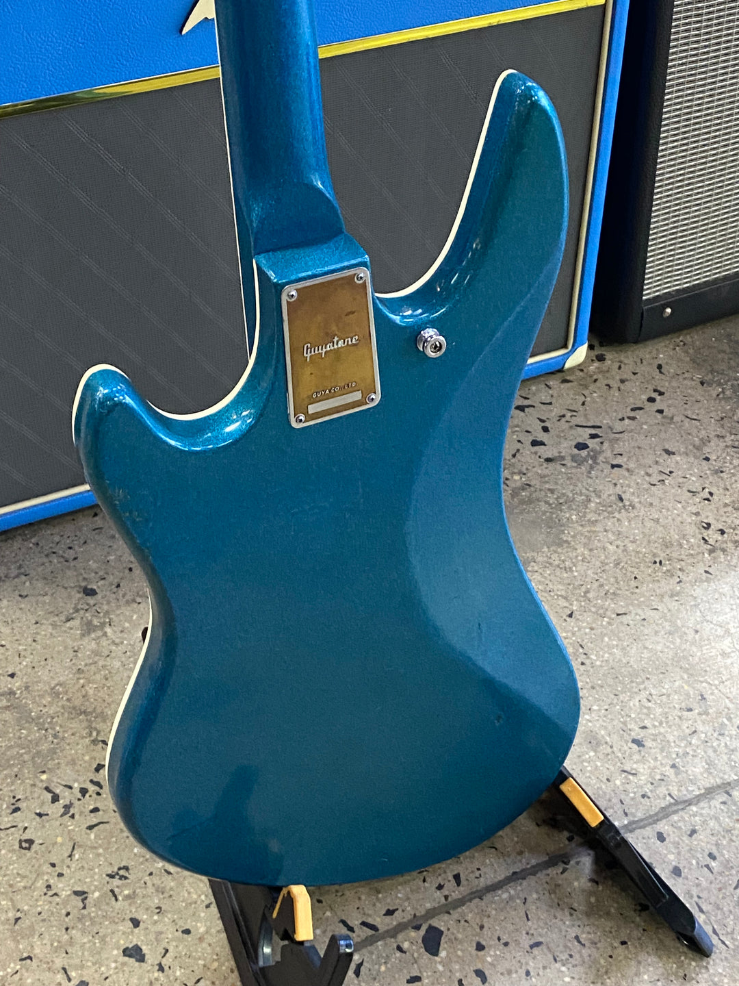 Guyatone Sharp 5 LG350-T MIJ Blue Sparkle W/case ***Pre Loved***