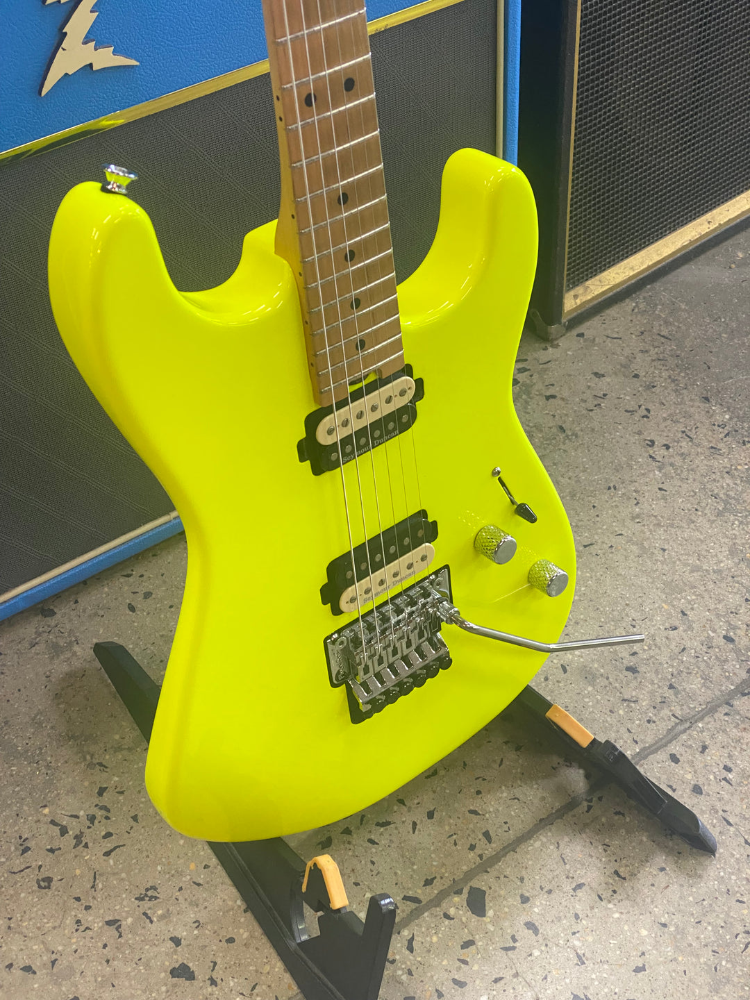 Charvel 2016 Pro Mod San Dimas Style 1 2H FR Neon Yellow W/bag ***Pre Loved***
