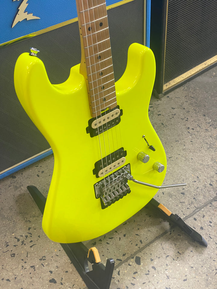 Charvel 2016 Pro Mod San Dimas Style 1 2H FR Neon Yellow W/bag ***Pre Loved***