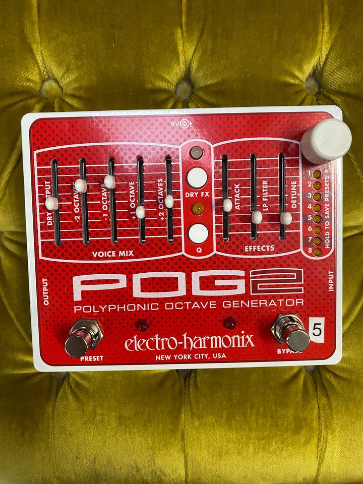 Electro Harmonix POG2 Polyphonic Octave Generator W/box ***Pre Loved***