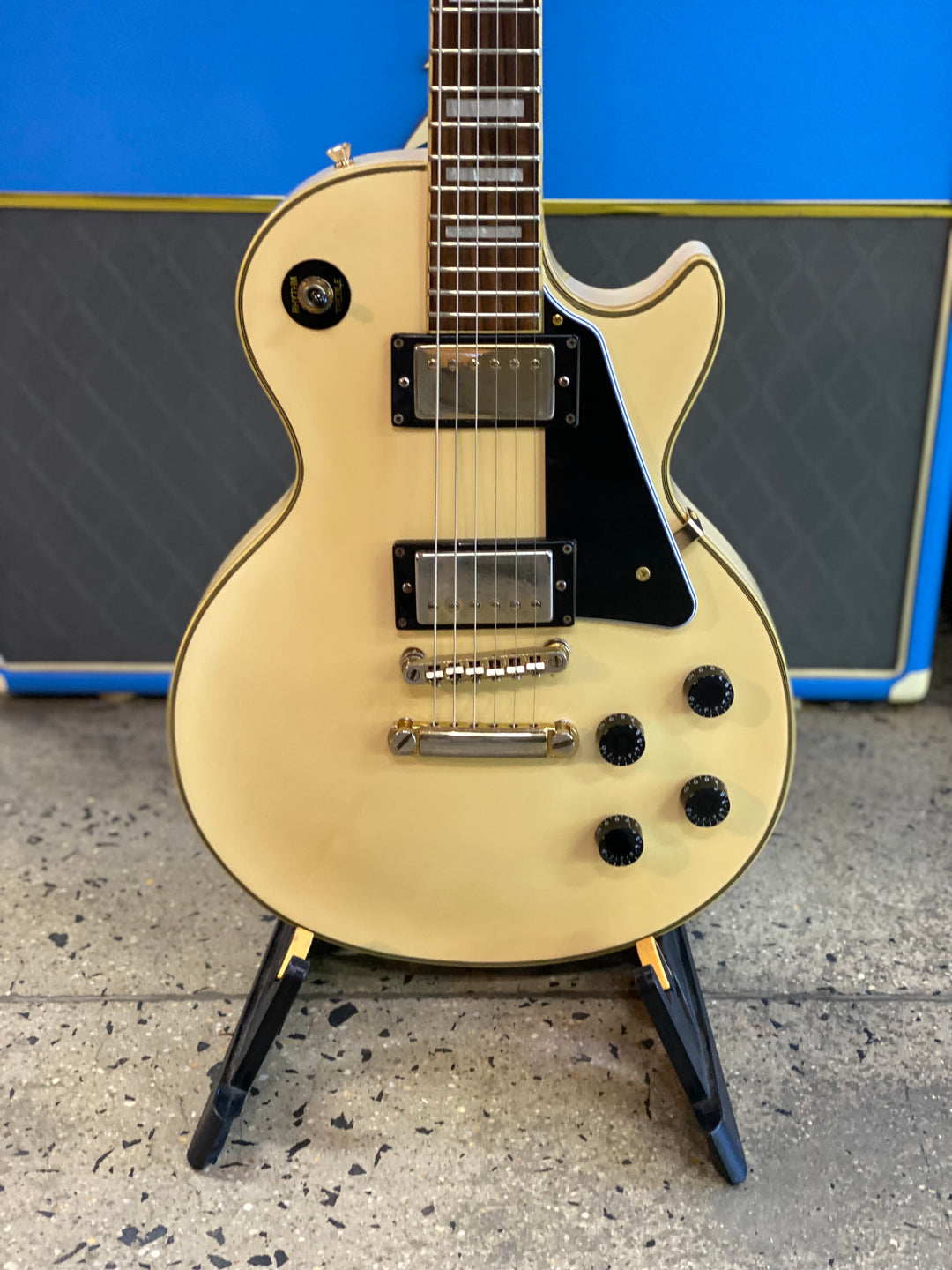 Epiphone 2003 Les Paul Custom *modded wcase | Vintage White ***pre loved***