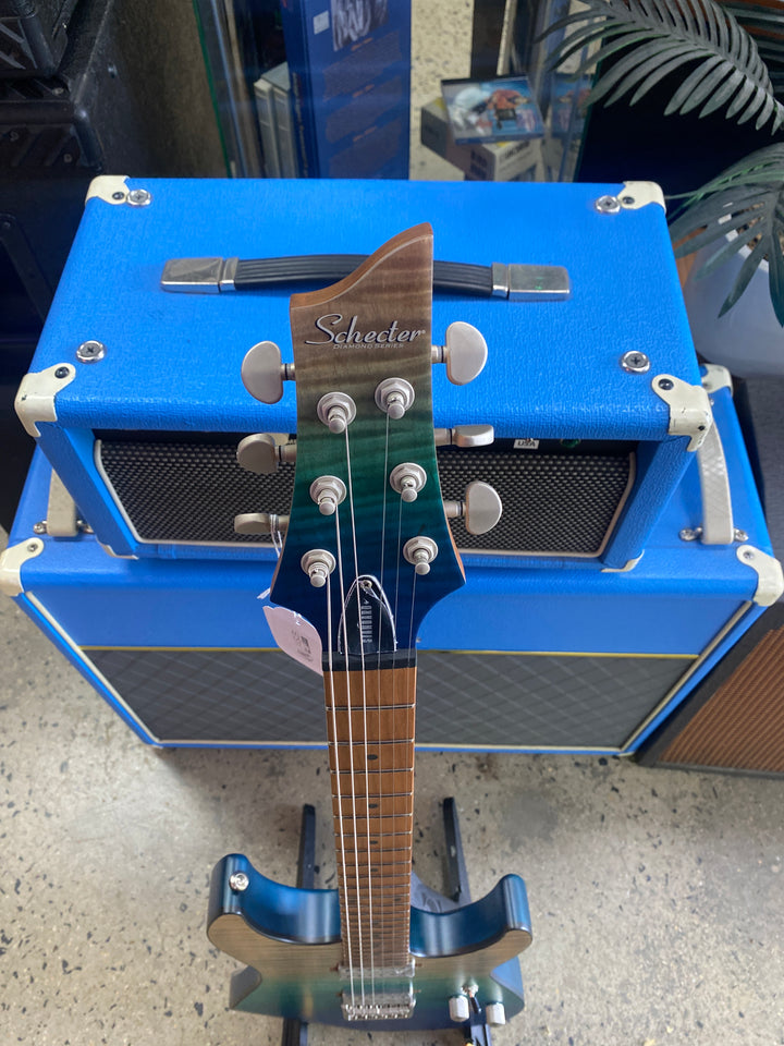 Schecter C-1 Standard Plus Electric Guitar | Blue Fade (BF)