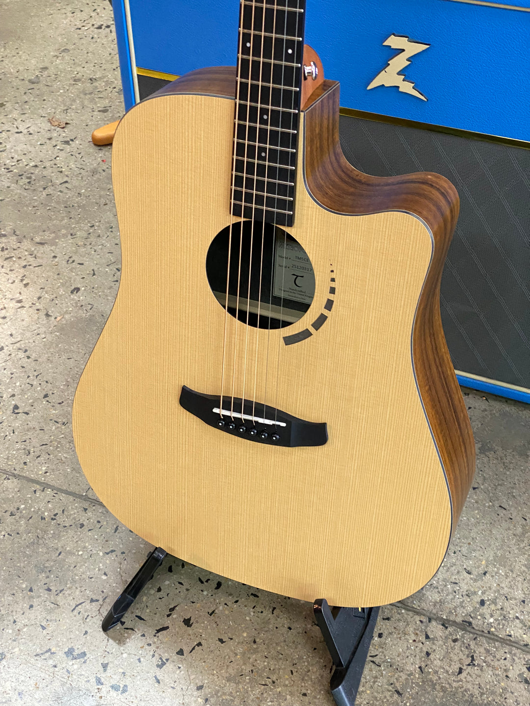 Tanglewood Metropolitan TM5CE Dread CE Koa HPL Acoustic Electric