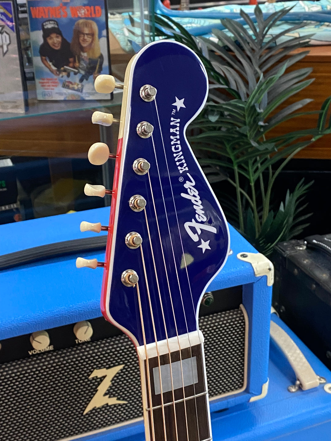 Fender Buck Owens Kingman Acoustic with Case | Red White and Blue