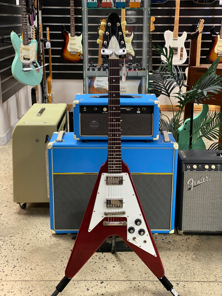 Greco MIJ 1980 FV600 Flying V Cherry W/bag ***Pre Loved***