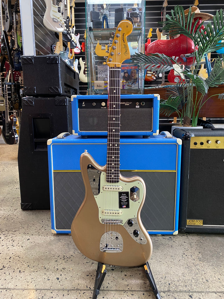 Fender American Professional Classic Jaguar | Faded Firemist Gold