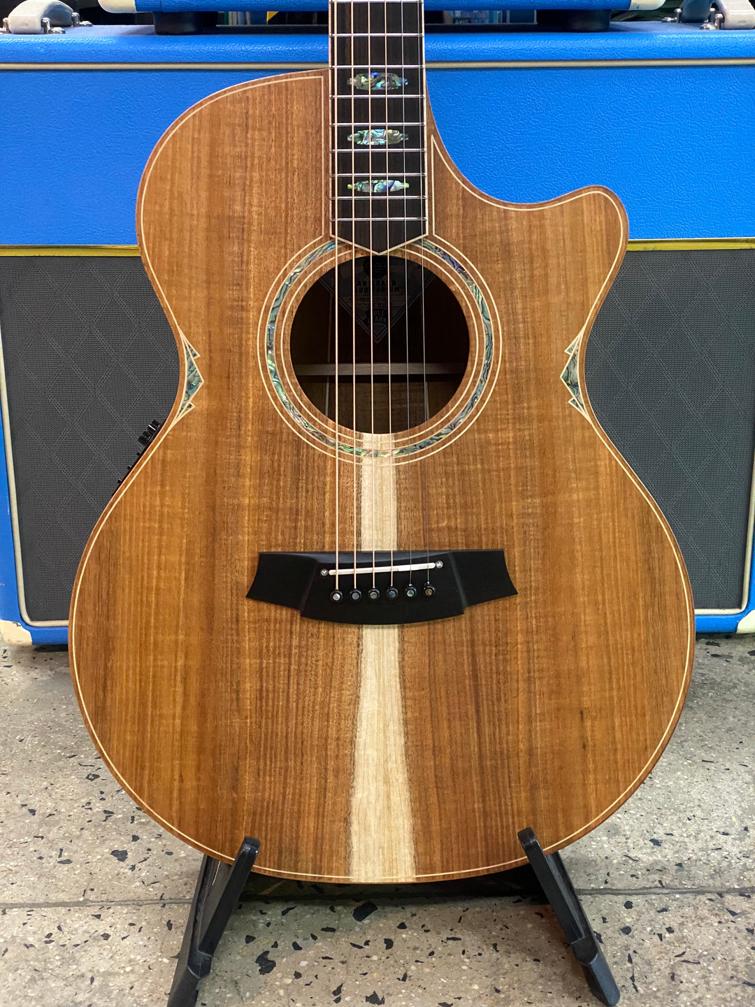Cole Clark CCAN3EC-BLBL All Blackwood