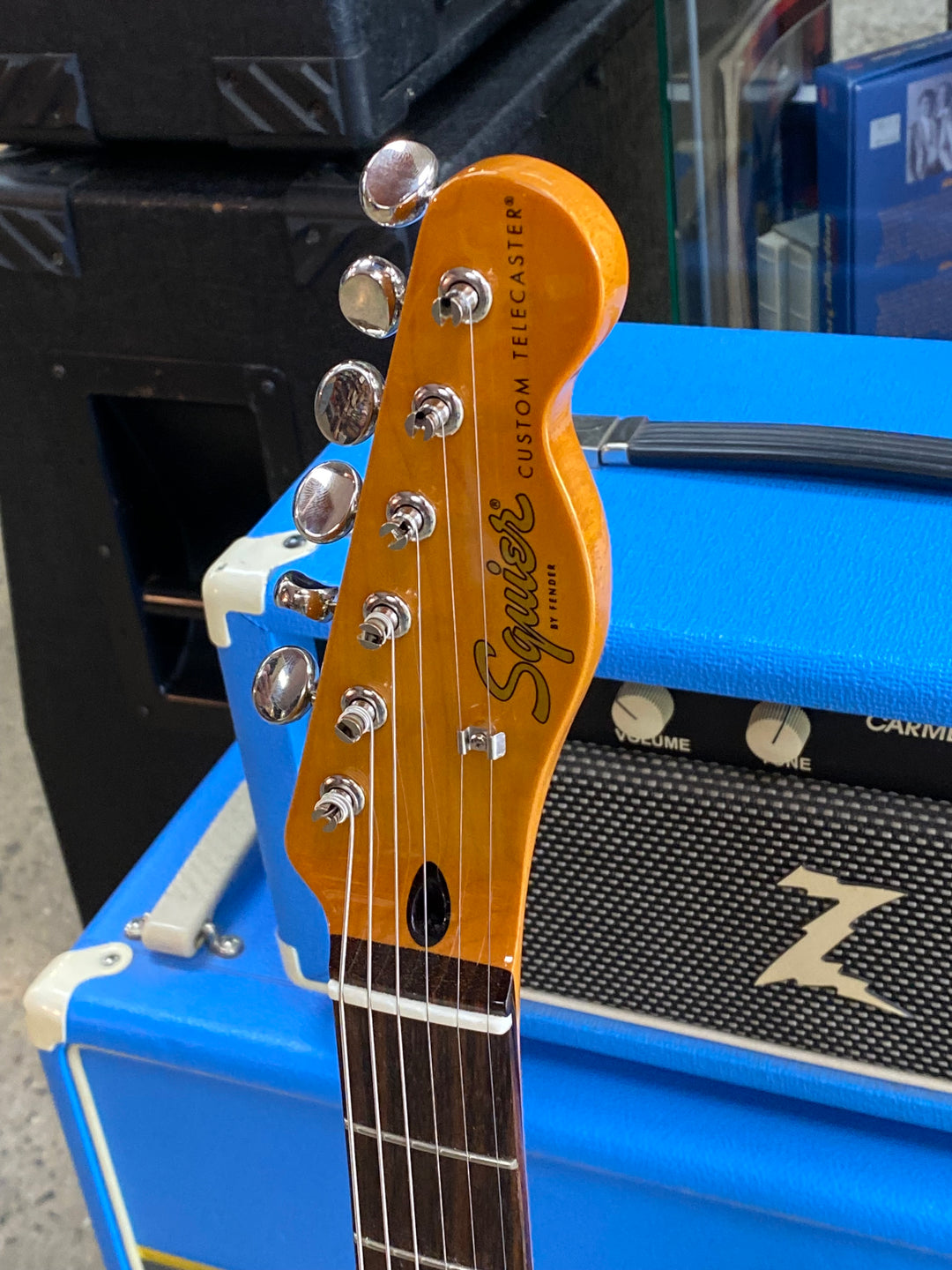 Squier Classic Vibe Custom Telecaster SH with Bigsby | Lake Placid Blue