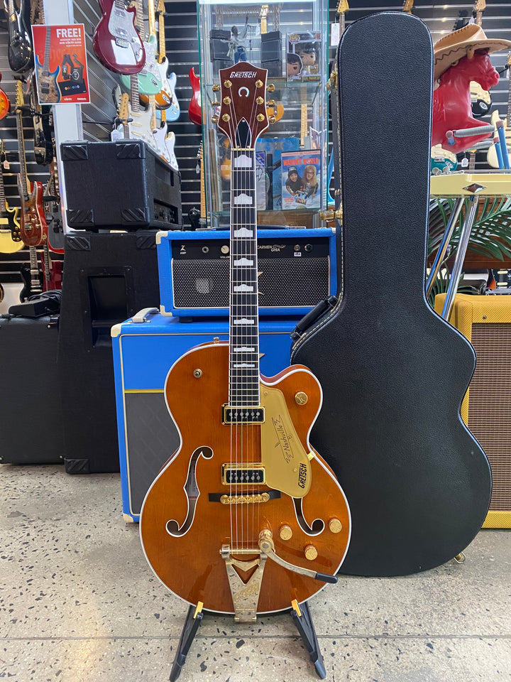 Gretsch 2022 G6120TG-DS Players Edition Nashville Roundup Orange W/case ***Pre Loved***