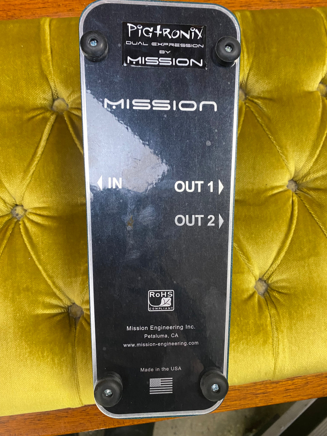 Pigtronix Dual Expression Pedal by Mission w/box ***pre loved***