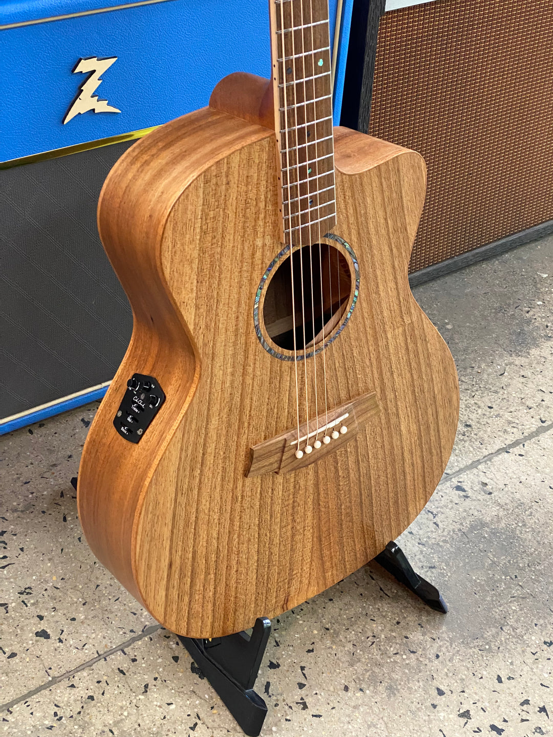 Cole Clark Studio SAN1EC Grand Auditorium Blackwood top back & sides