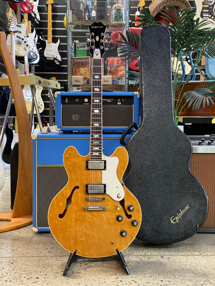 Epiphone MIJ Riviera w/case | Vintage Natural ***pre loved***