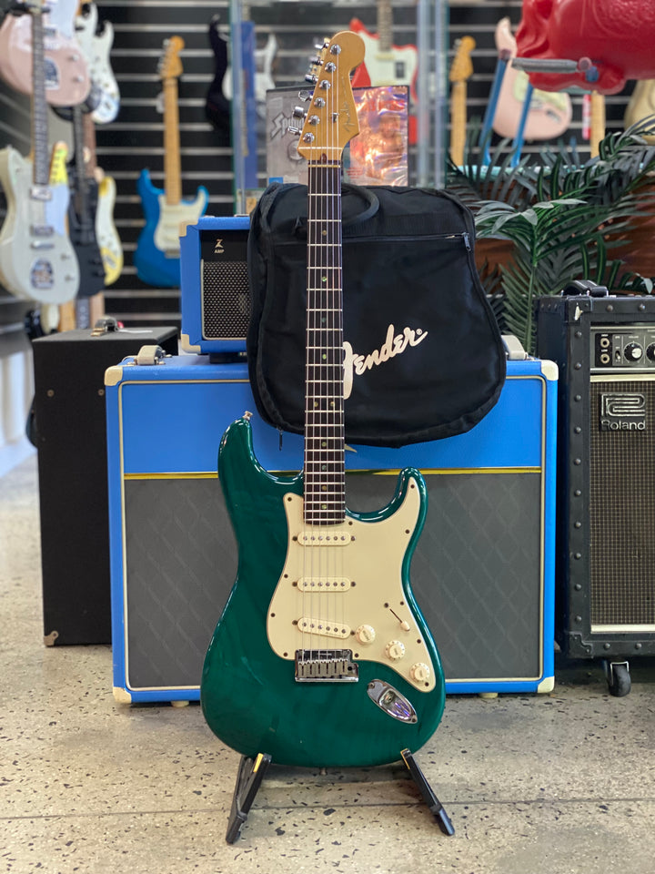 Fender 2003 American Deluxe Stratocaster | Teal Green Transparent W/bag ***pre loved***