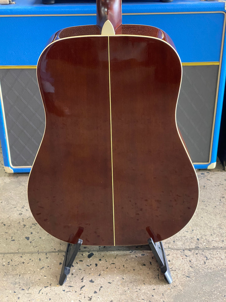 Morris M-512S MIJ Dreadnought Acoustic Guitar Sunburst W/bag **Pre Loved***