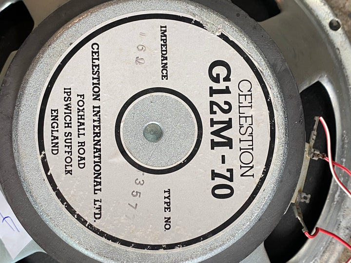 Celestion G12M-70 Type T3577 12" 70-watt Ceramic Speaker 16ohms ***Pre Loved***