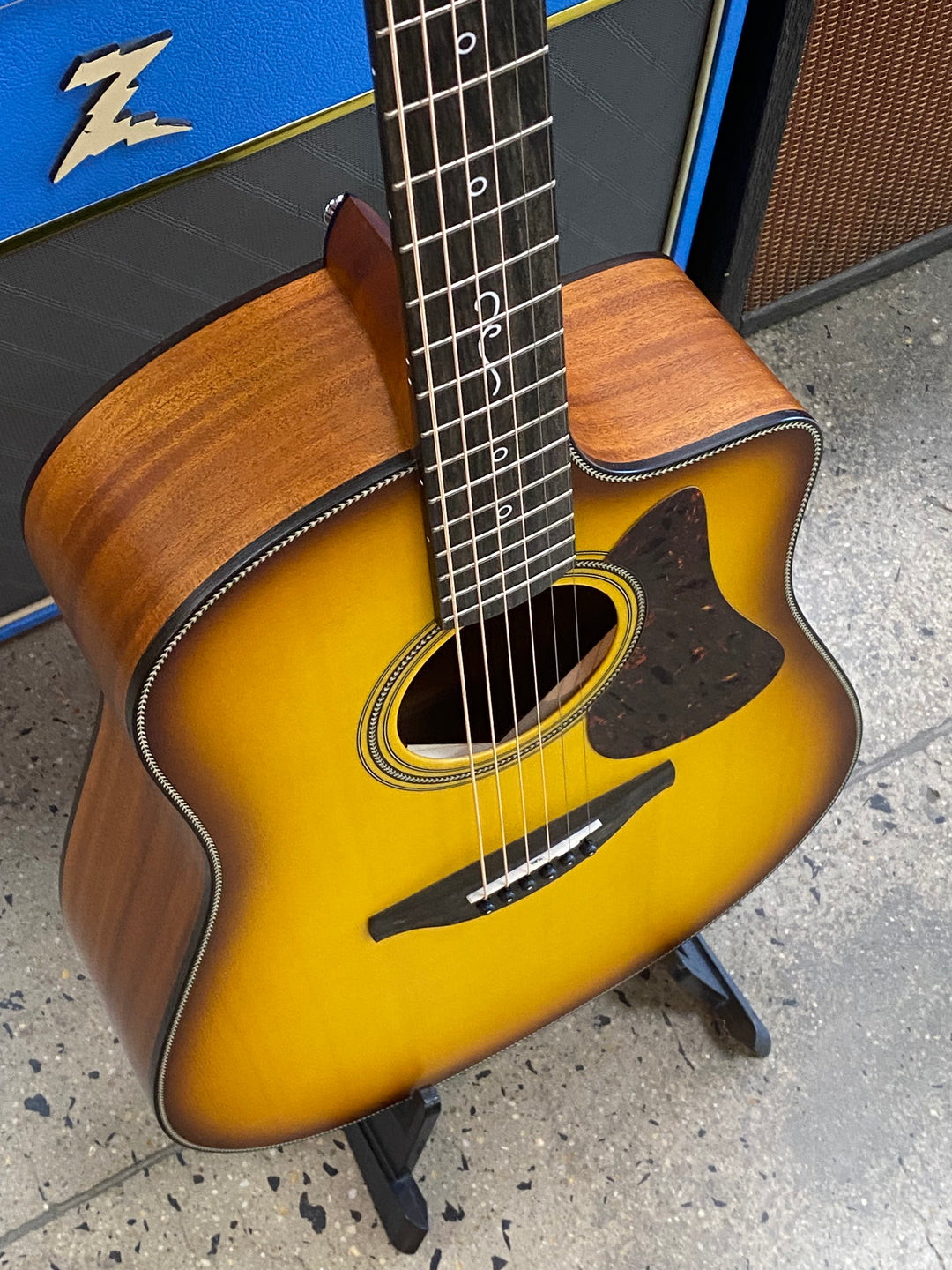 Fenech Guitars True Tone D78 Cutaway Acoustic | Burst