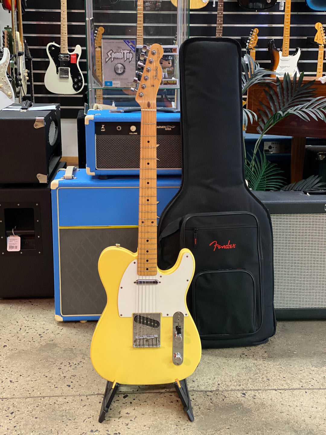 Fender '97-2000 CIJ TL-STD Tele Yellow W/bag ***Pre Loved***