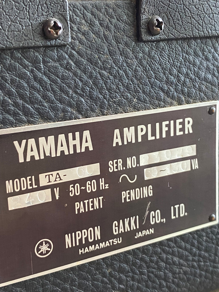 Yamaha TA-60 MIJ Late 60'S Early 70's Solid State Amp ***Pre Loved***