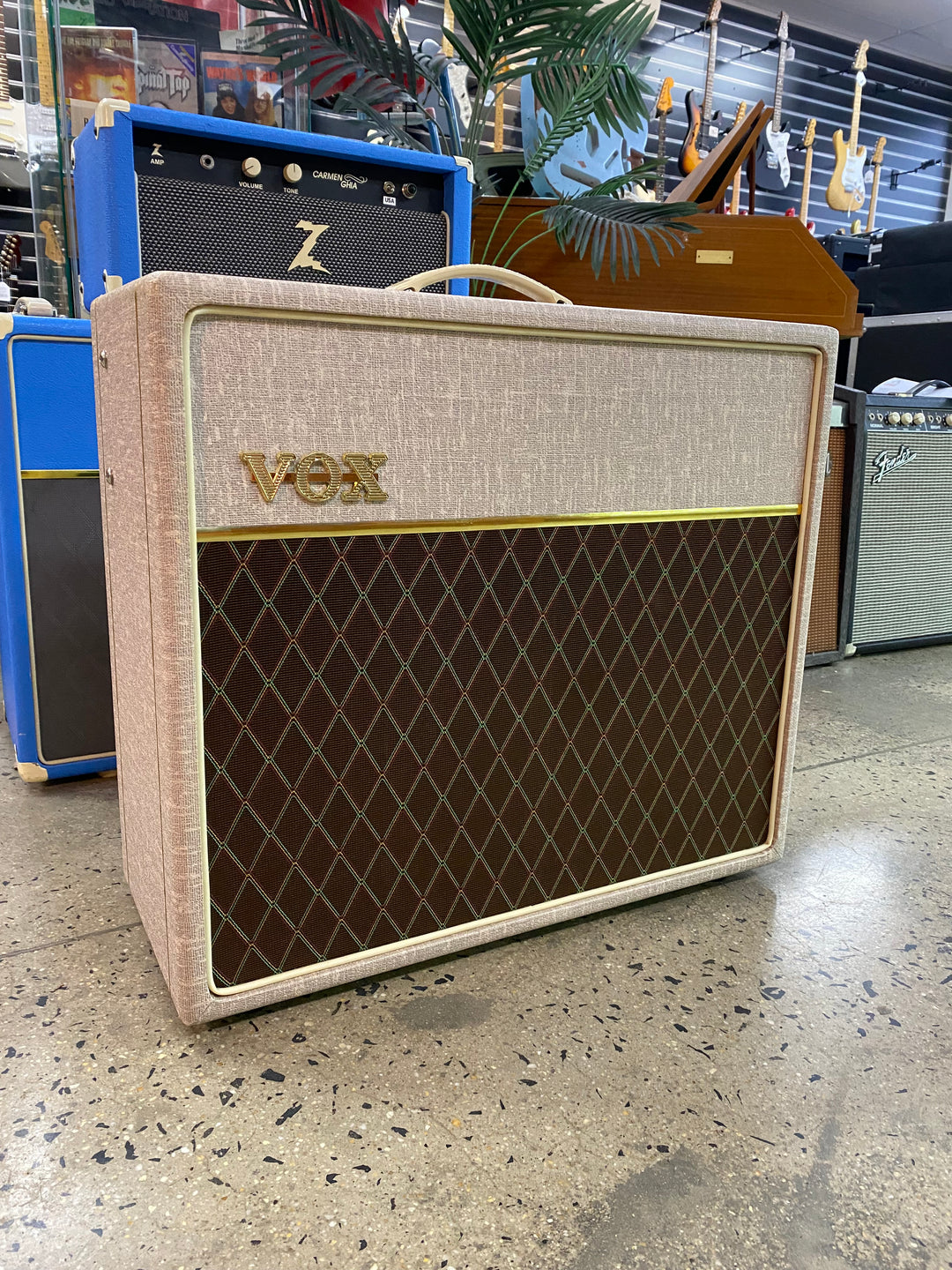 VOX AC15HW1X Hand Wired 1x12 Tube Combo ALNICO BLUE  ***Pre Loved***