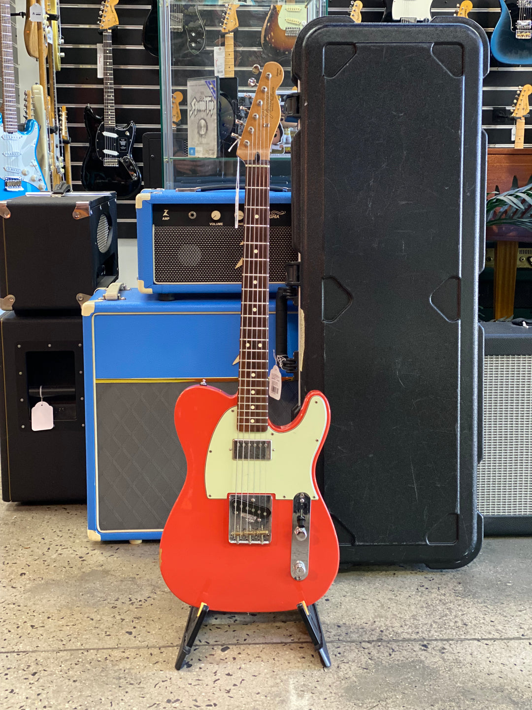 Fender 1997 California Telecaster Fiesta Red Modded w/Case ***Pre Loved***