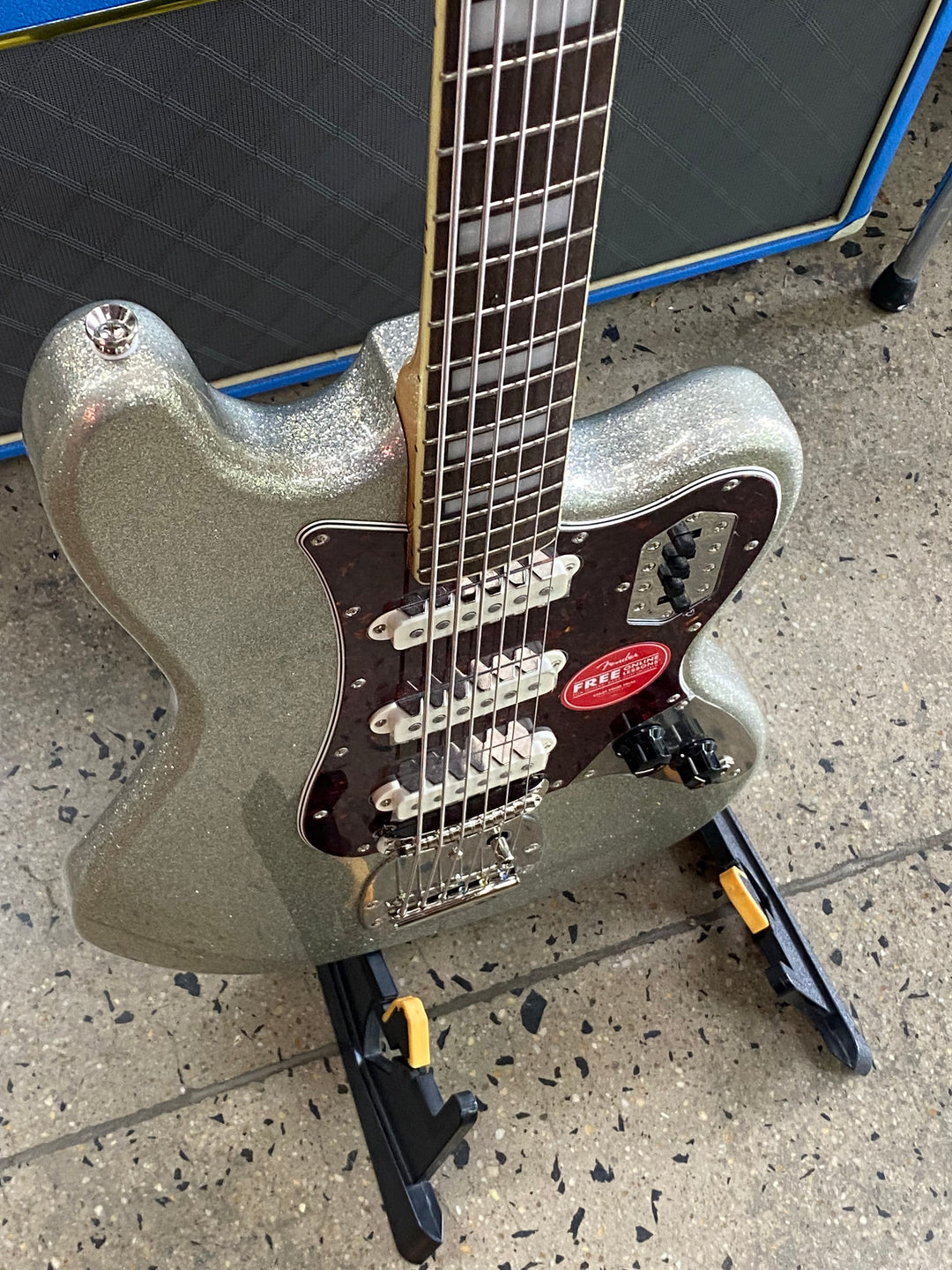 Squier FSR Classic vibe Bass VI | Silver Sparkle
