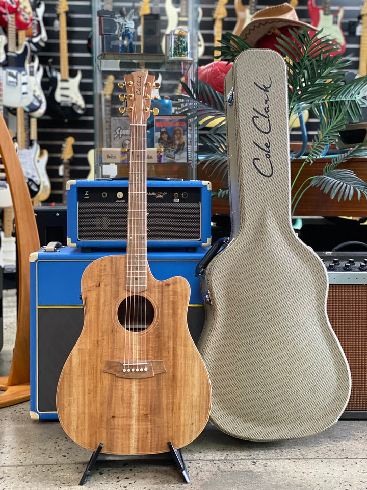 Cole Clark FL2EC All Blackwood W/case ***pre loved***