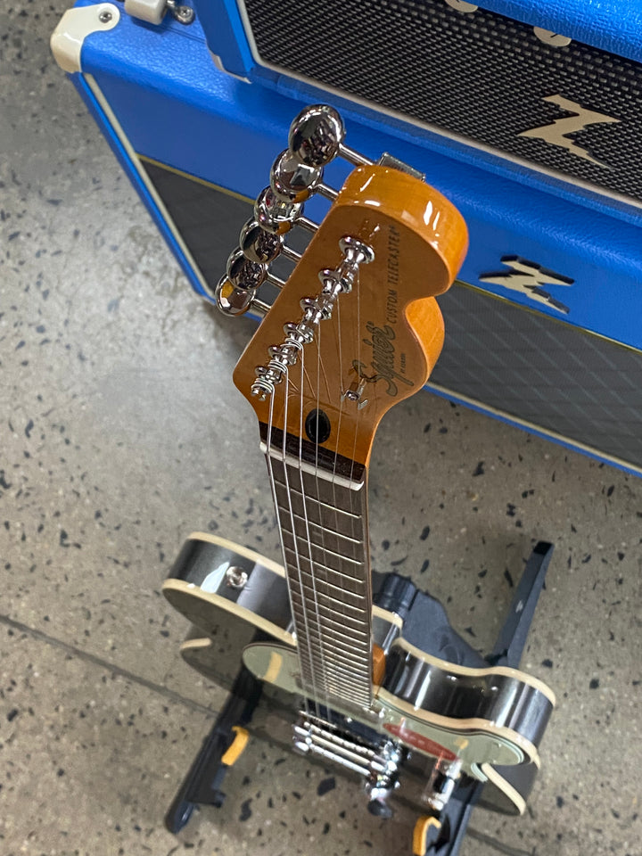 Squier FSR Classic Vibe Tele w/bigsby | Charcoal Frost Metallic
