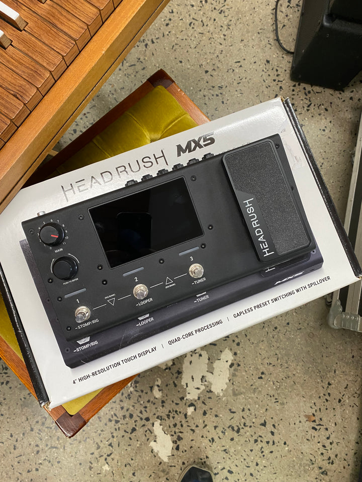 HeadRush MX5 Compact Guitar FX  Amp Modelling Processor W/box ***Pre Loved***