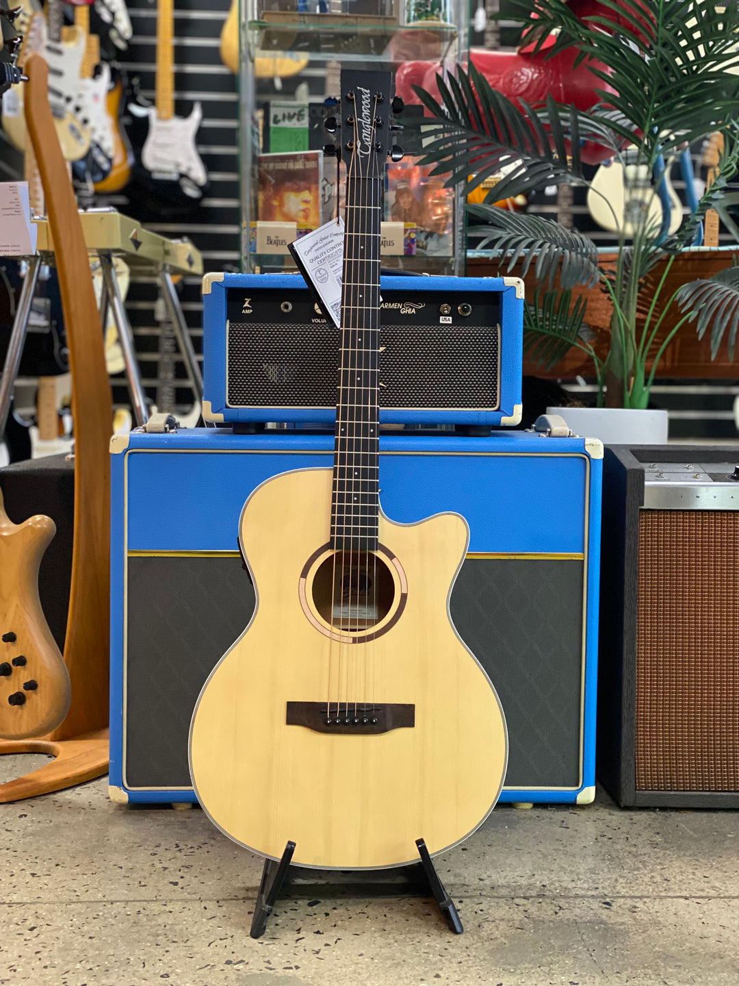 Tanglewood Strada Acoustic TS4-CE Super Folk CE Mahogany