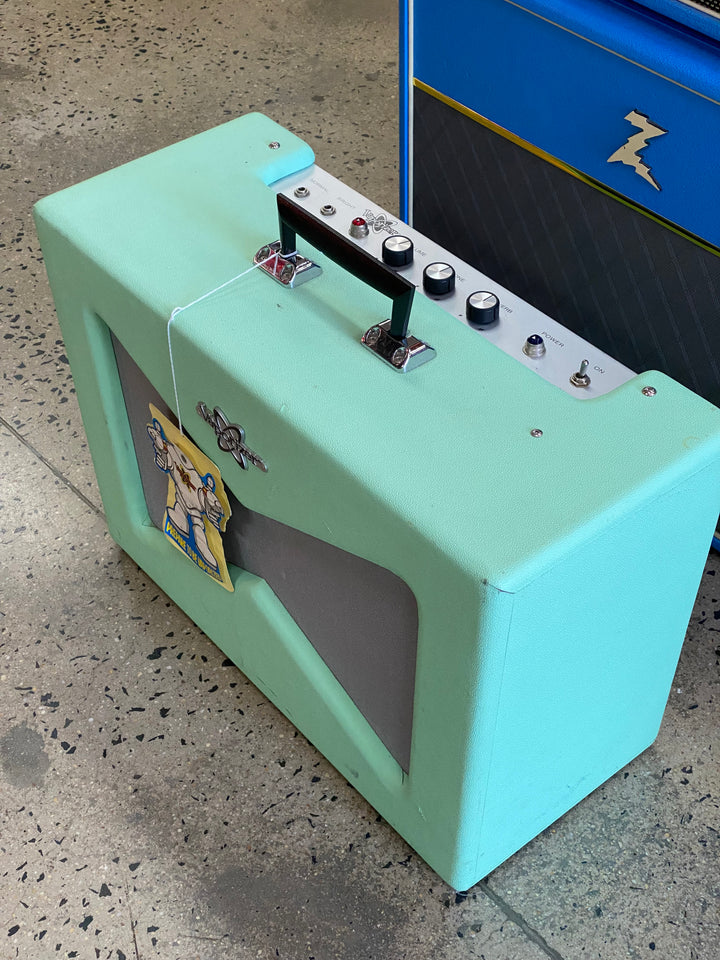 Fender 2013 LTD Pawn Shop Series Vaporizer 12w 2x10 Tube Amp Surf Green ***Pre Loved***