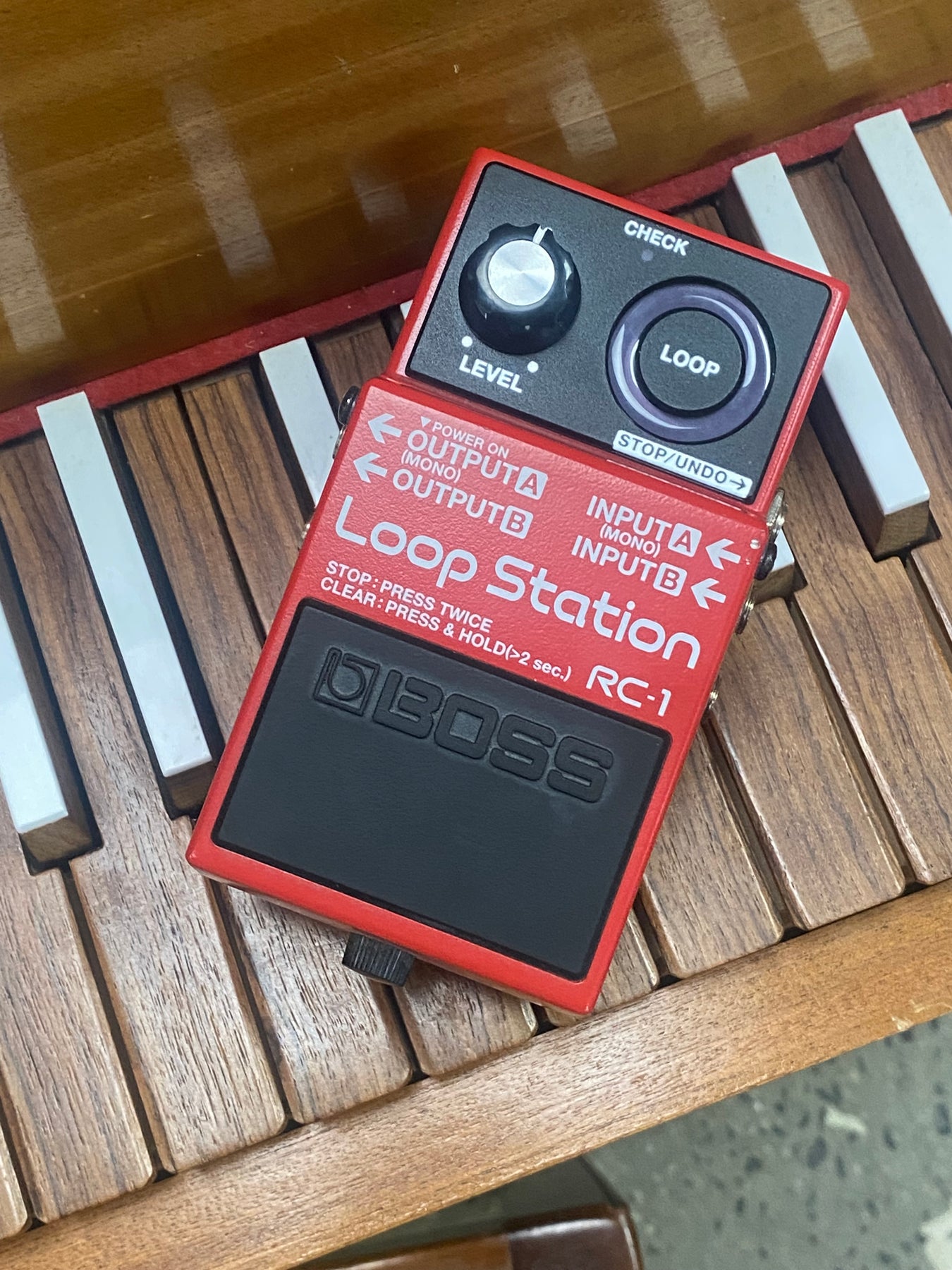 boss rc-1 loop station looper pedal BOSS RC-1 Loop Station ***Pre Loved*** – A&B Musical Instruments