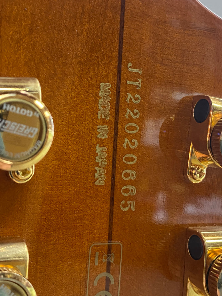 Gretsch 2022 G6120TG-DS Players Edition Nashville Roundup Orange W/case ***Pre Loved***