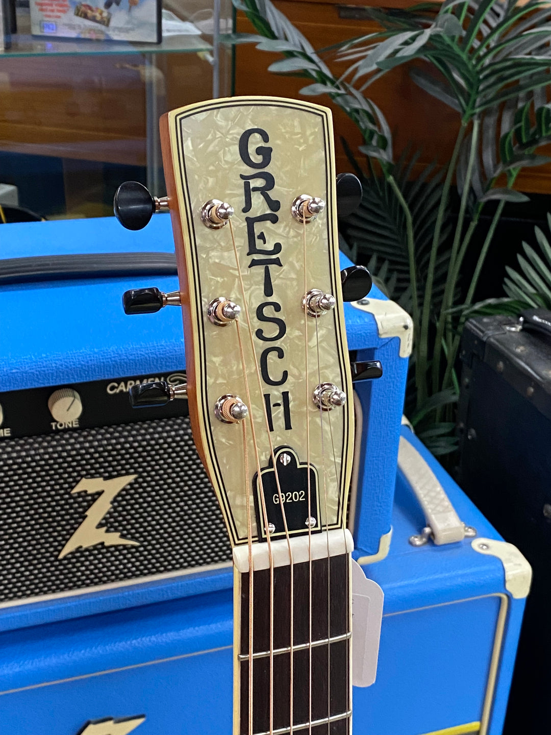 Gretsch G9202 Honey Dipper Special Round-Neck Brass Body | Bell Bronze