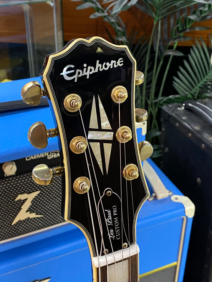 Epiphone 2014 Custom Pro Les Paul | Ebony ***pre loved***