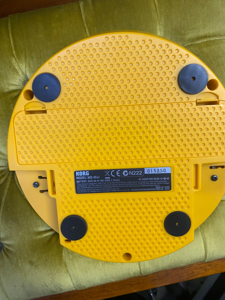 KORG WAVEDRUM Mini Yellow WD-Mini Electronic Drum W/box ***Pre Loved***