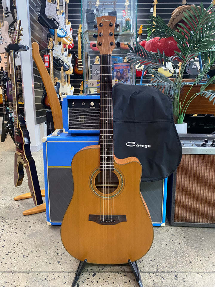 Martin Klema K200DCCE Solid Cedar Top Acoustic Guitar W/pickup Natural W/bag ***Pre Loved***