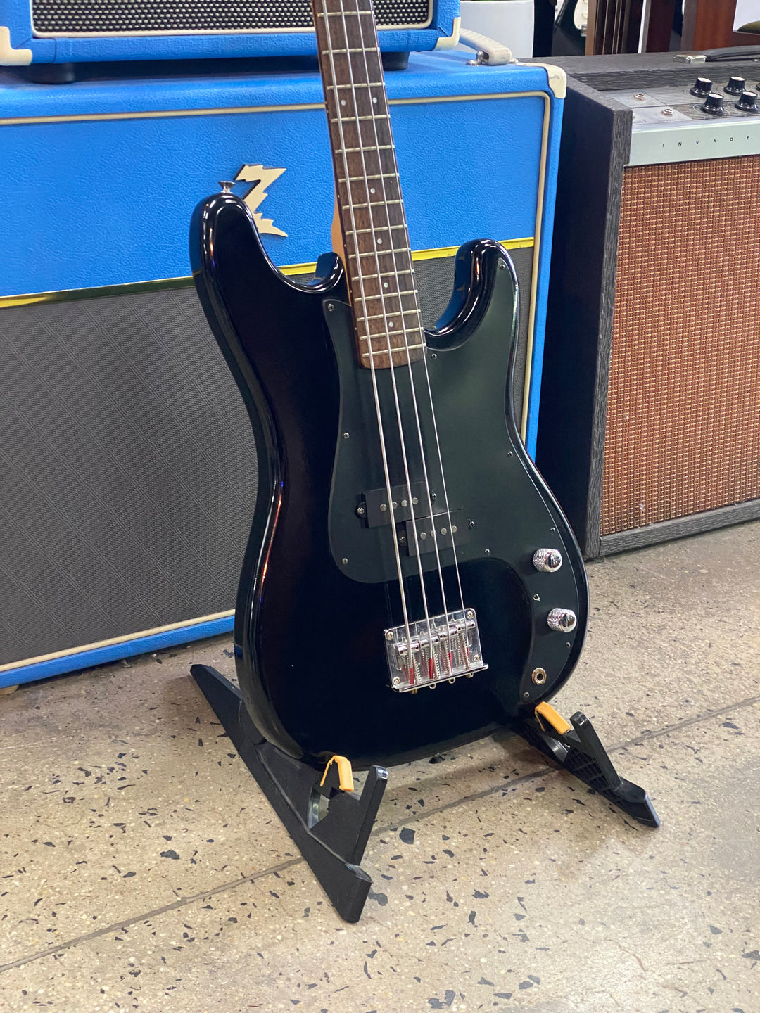 Samick PB-S-B Bass Guitar wbag | Black ***pre loved***