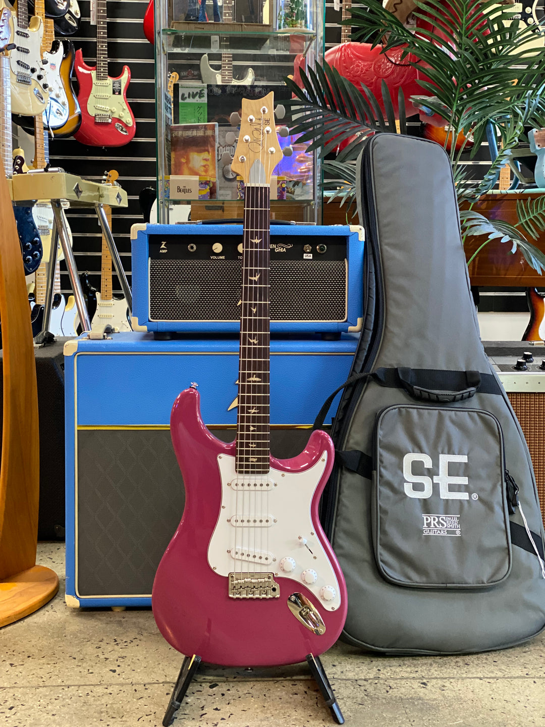 PRS SE Silver Sky w/bag | Dragon Fruit ***pre loved***