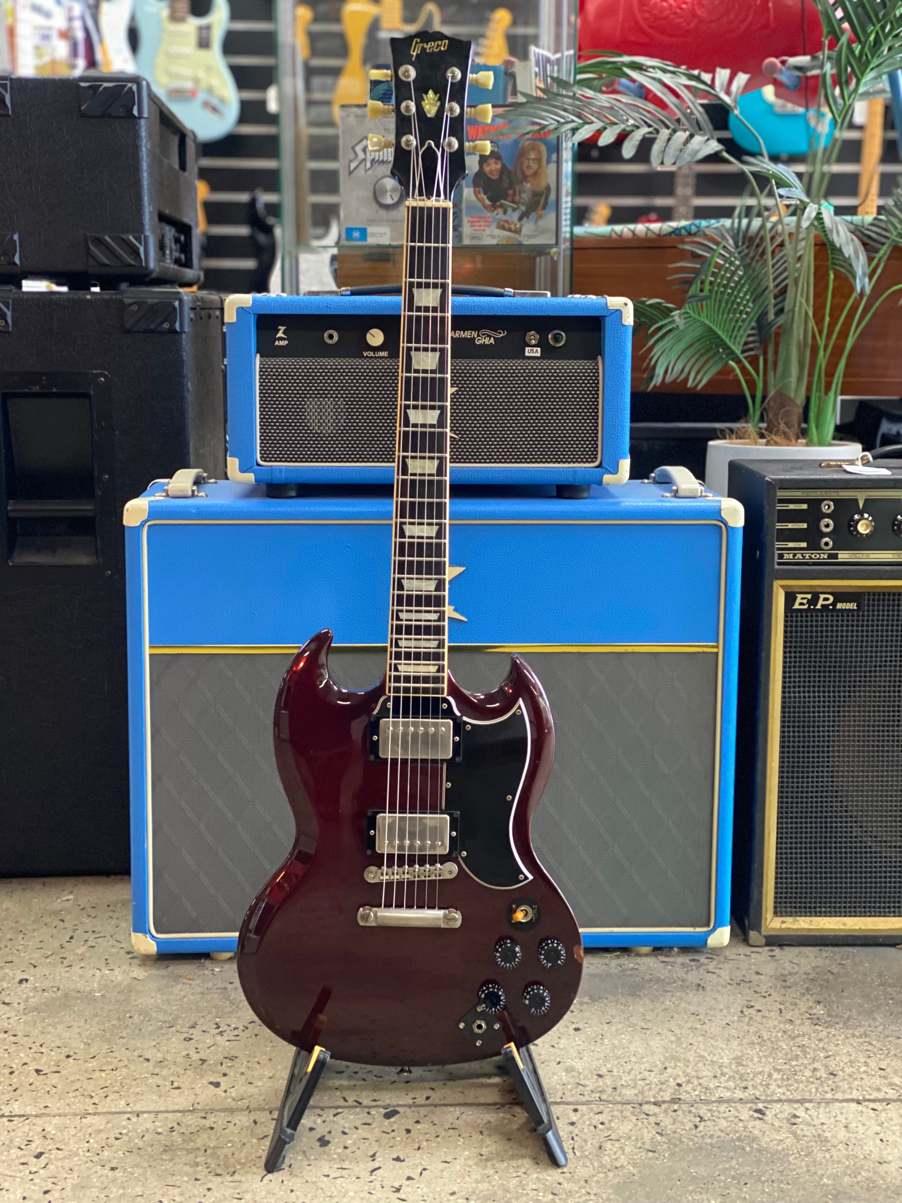 Greco 1979 SG Electric SS-600 w/bag **pre loved** – A&B Musical