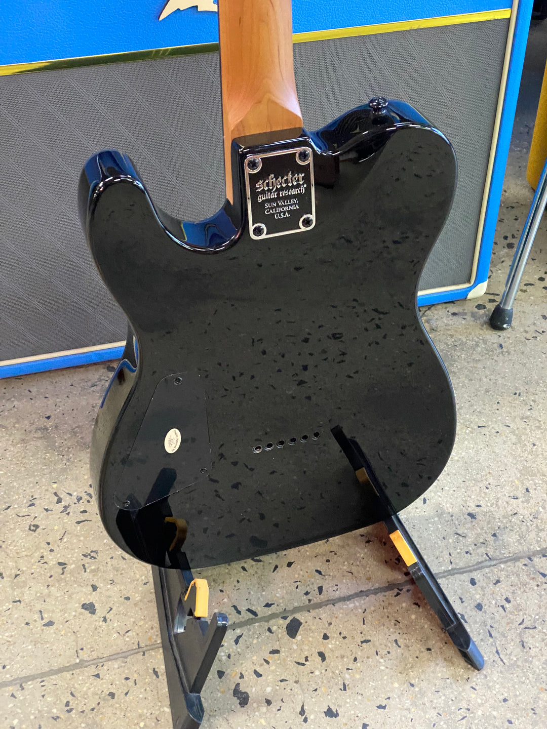 Schecter PT Standard | Black Fade Burst Burl