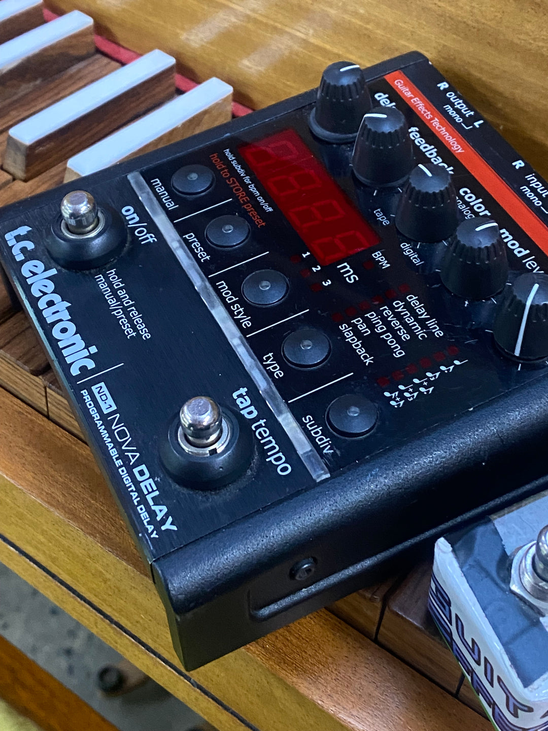 TC Electronic ND-1 Nova Delay Pedal 'Modded' W/footswitch ***Pre Loved***