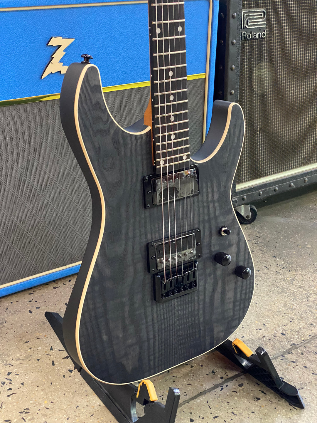 Schecter C-1 Standard | Charcoal Satin