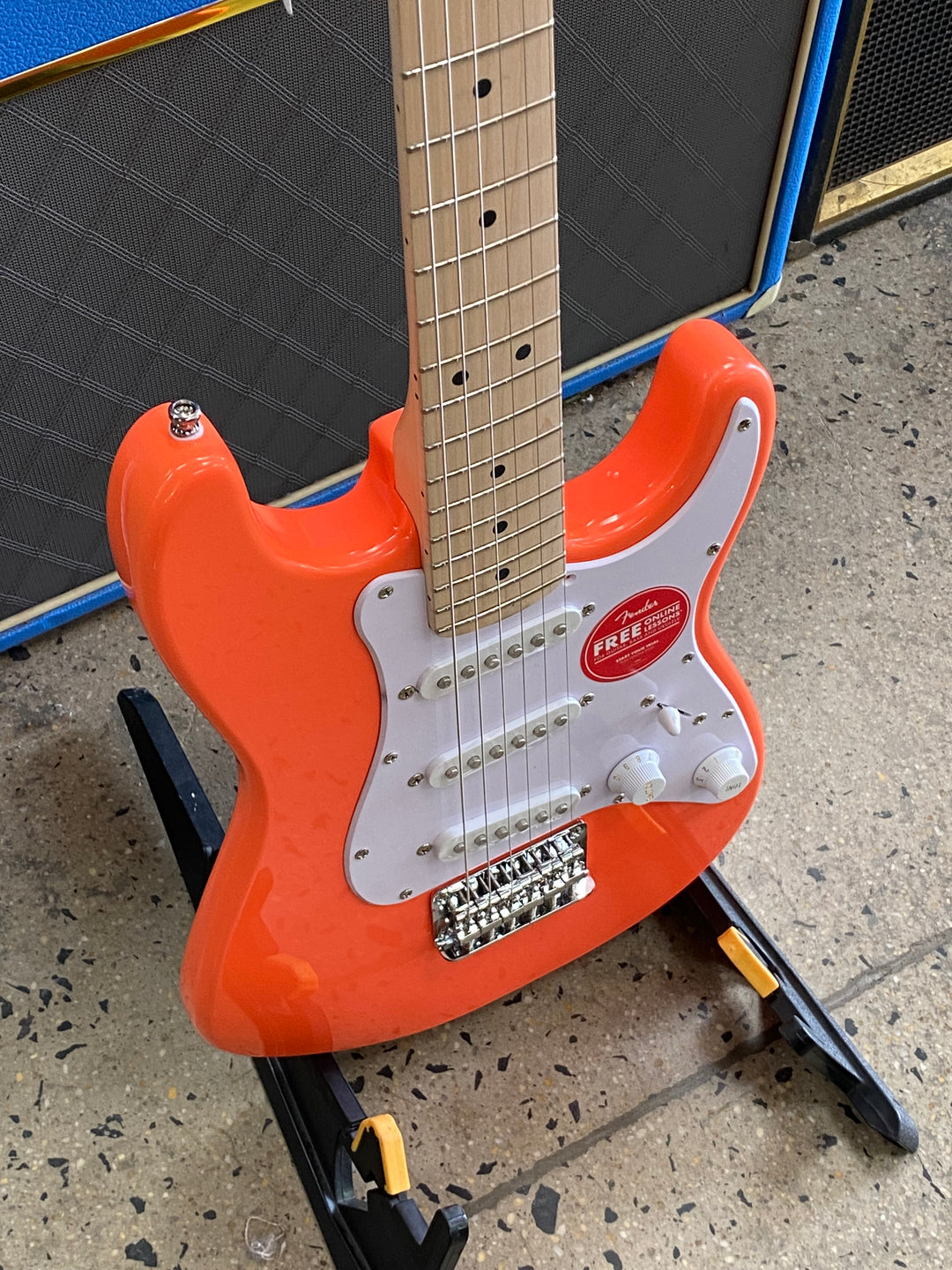 Squier FSR Mini Strat | Tahitian Coral