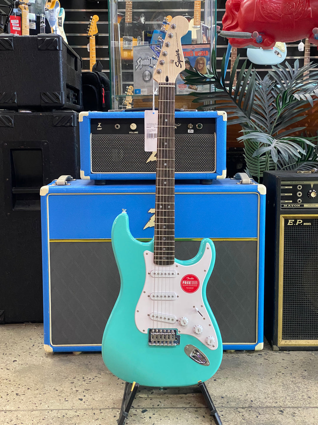 Squier by Fender FSR Sonic Strat | Seafoam Green