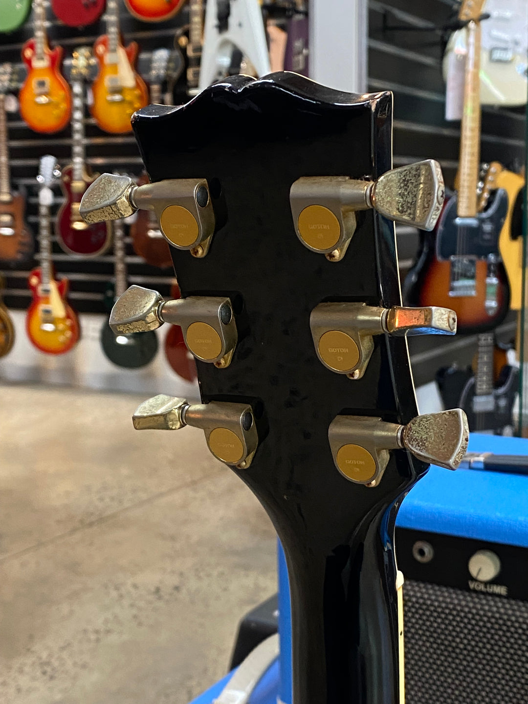 Burny 1980s RLC LP Custom w/bag | Black ***pre loved***