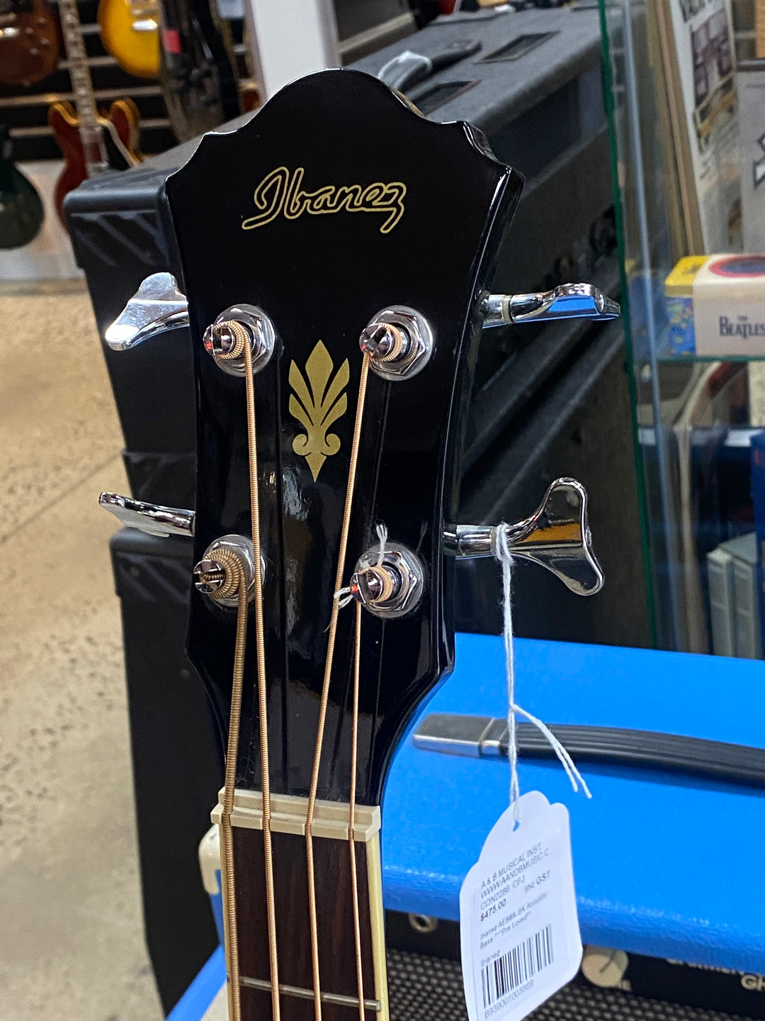 Ibanez AEB8K-BK Acoustic Bass ***Pre Loved**