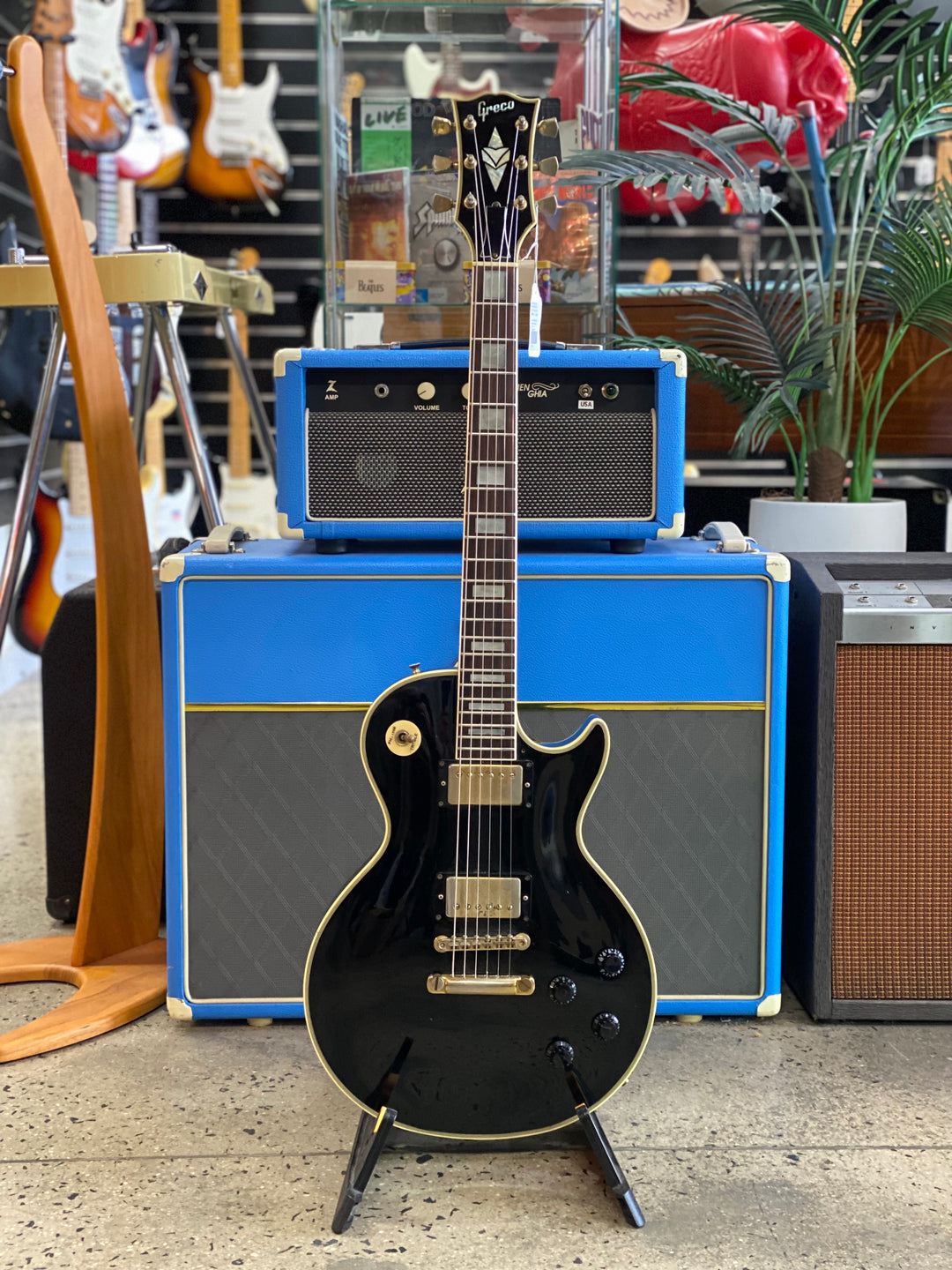 Greco 1983 EGC68-50 LP Custom Mint Collection | Ebony ***pre loved***