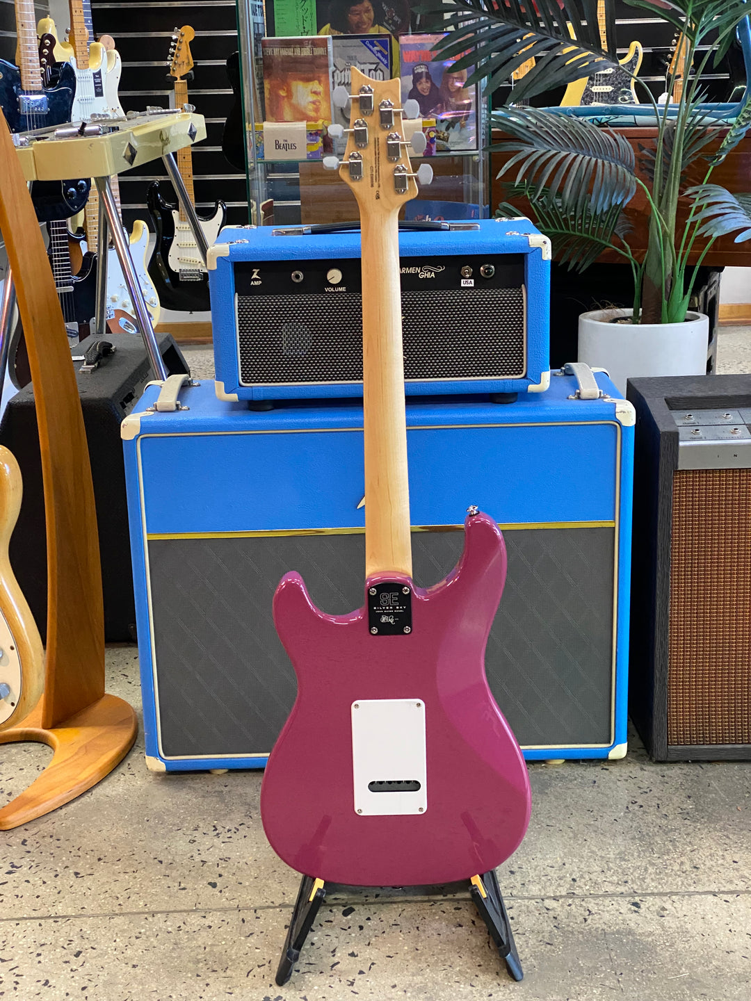 PRS SE Silver Sky w/bag | Dragon Fruit ***pre loved***