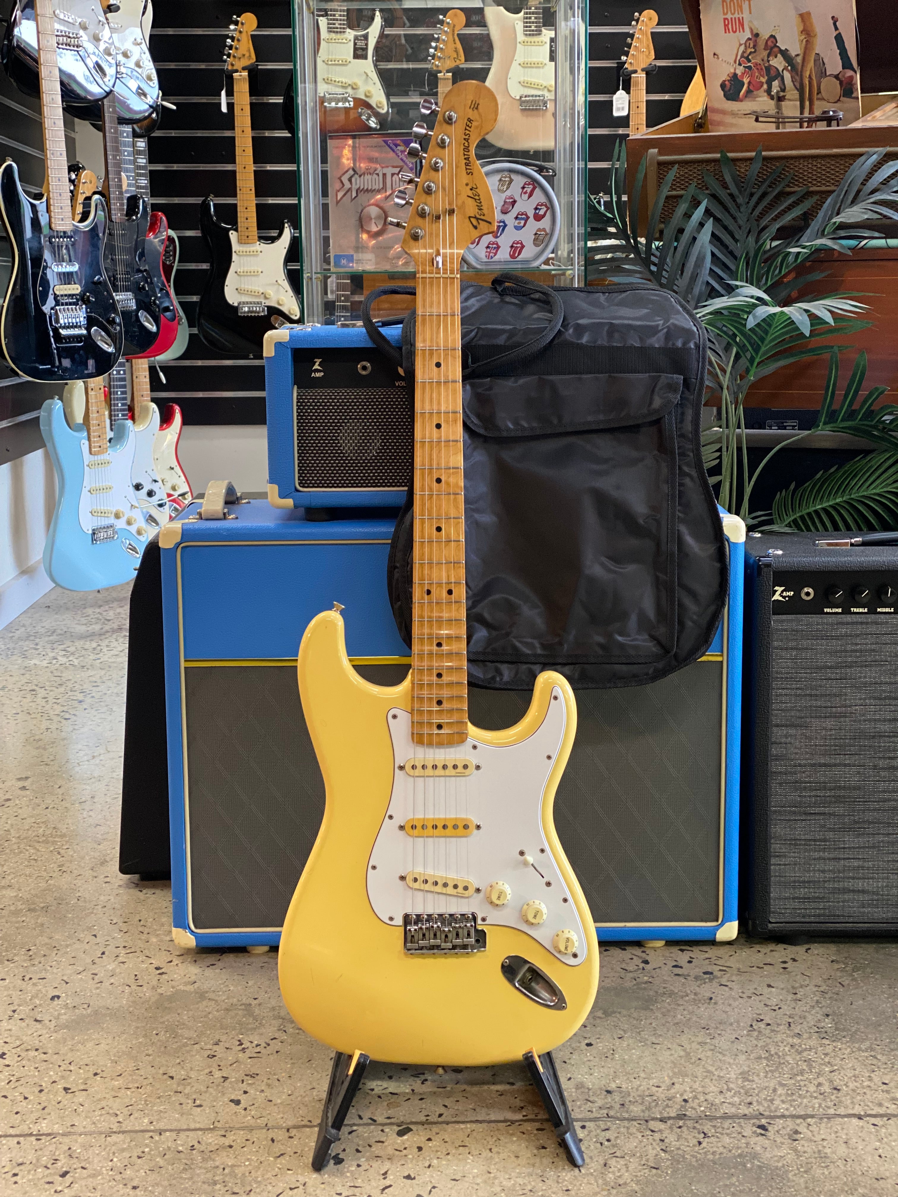 Fender MIJ ST72-86DSC '93-94 Malmsteen Strat w/bag | Vintage White